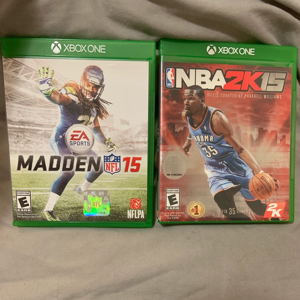 Madden 15 and NBA 2k15 for Xbox one